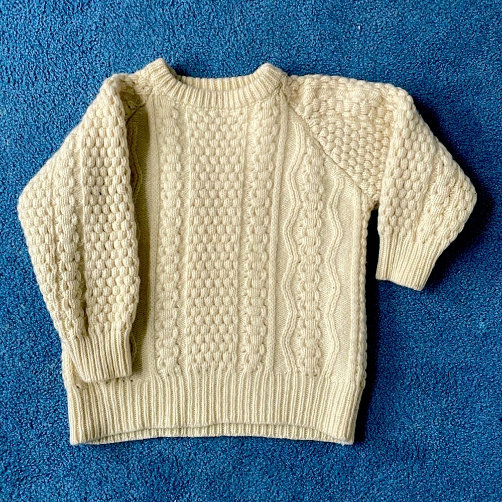 Irish wool sweater
